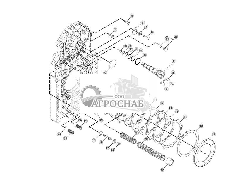 Задняя крышка картера трансмиссии - ST395405 530.jpg